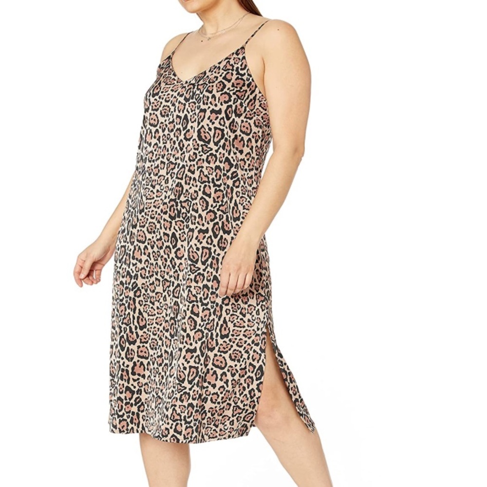 Cheetah slip dress